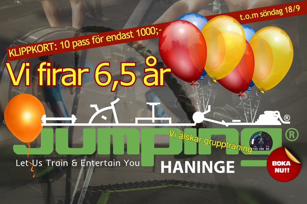 Jumping Haninge 6,5 år klippkort 1000- 